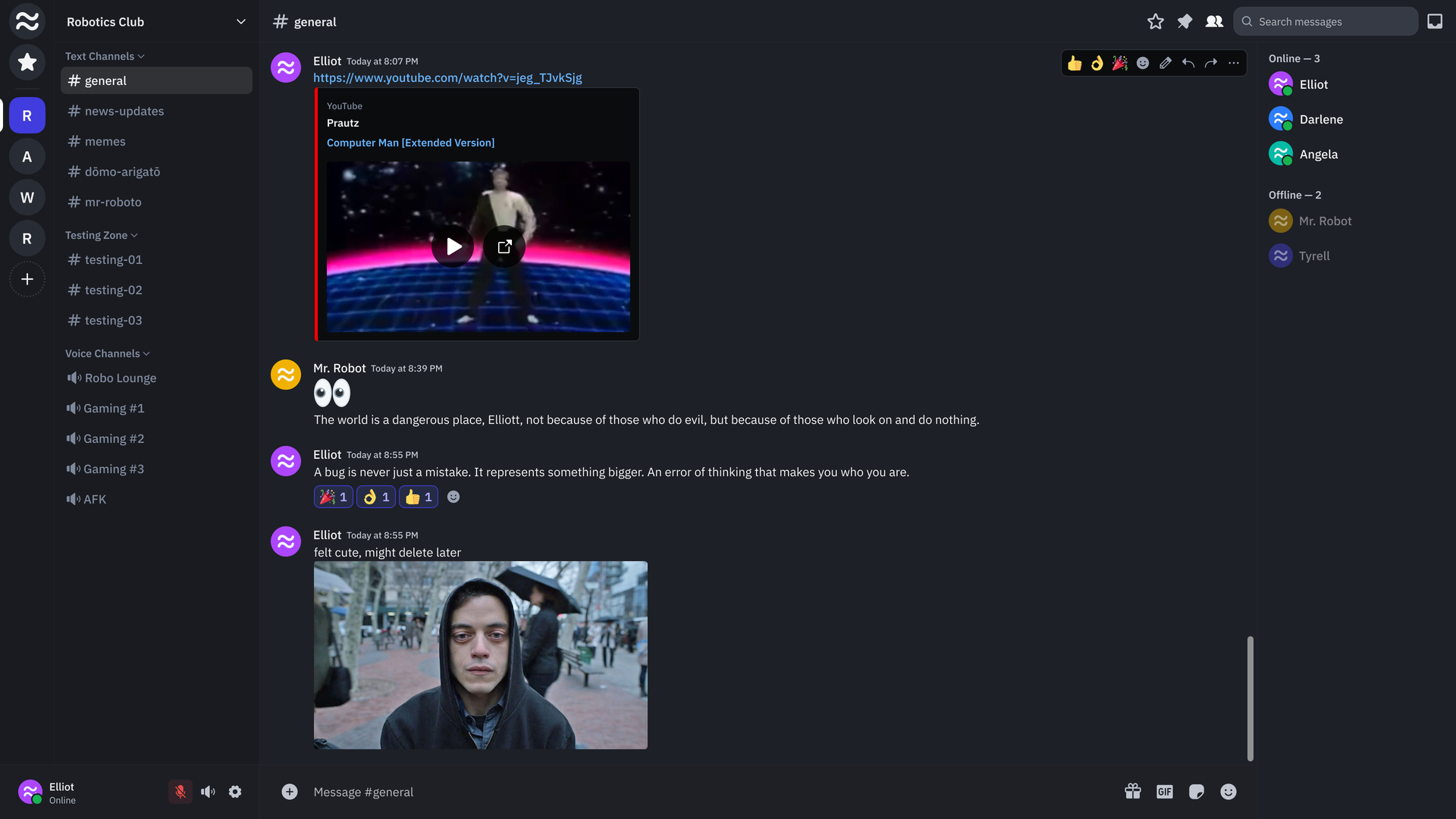 Chateg desktop interface